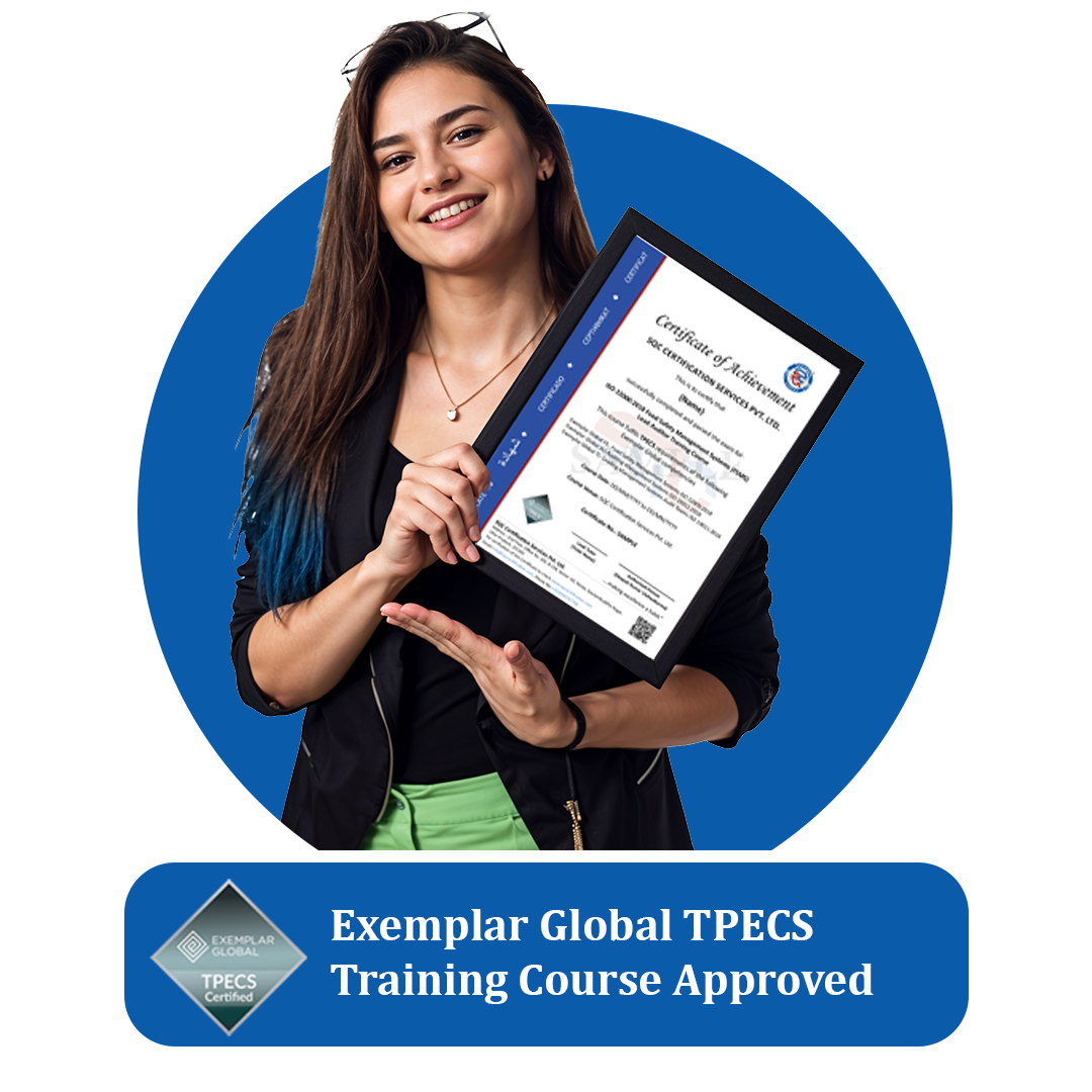 SQC Certification, Exemplar Global and TPECS Certified